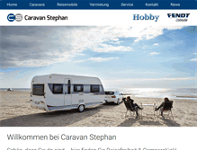 Tablet Screenshot of caravan-stephan.de